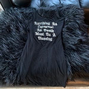 OMighty Small Black Mini Dress